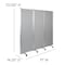 Flash Furniture Mobile Whiteboard/Cloth Partition with Casters BR-PTT001-3-MP-60183-GG - alternate 2